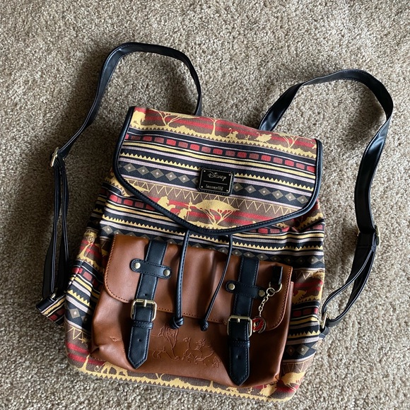 Loungefly Disney The Lion King Safari Rucksack Backpack - Exclusive VERY RARE - Picture 2 of 11